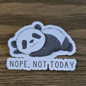 10/$10 DISCOUNT BUNDLE Sticker Panda Nope Not Today